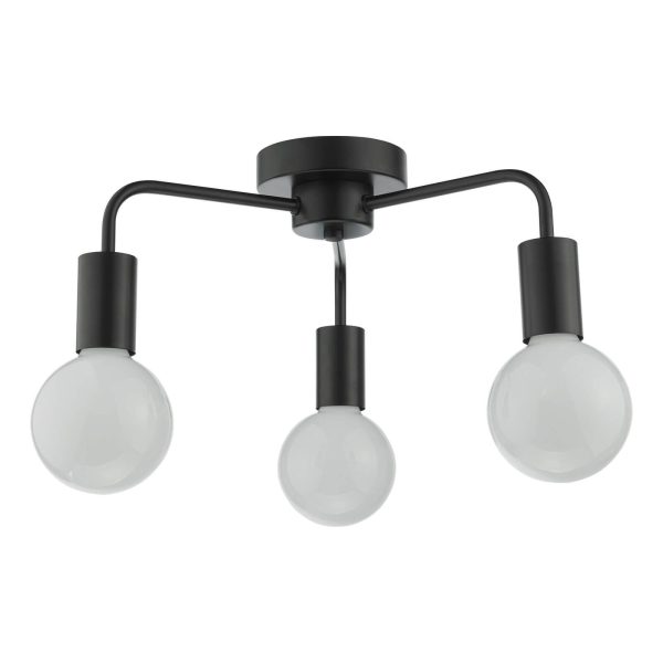 Dena 3 Light Flush Matt Black - Image 2