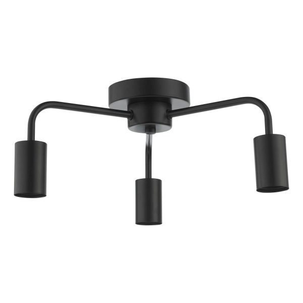 Dena 3 Light Flush Matt Black - Image 5