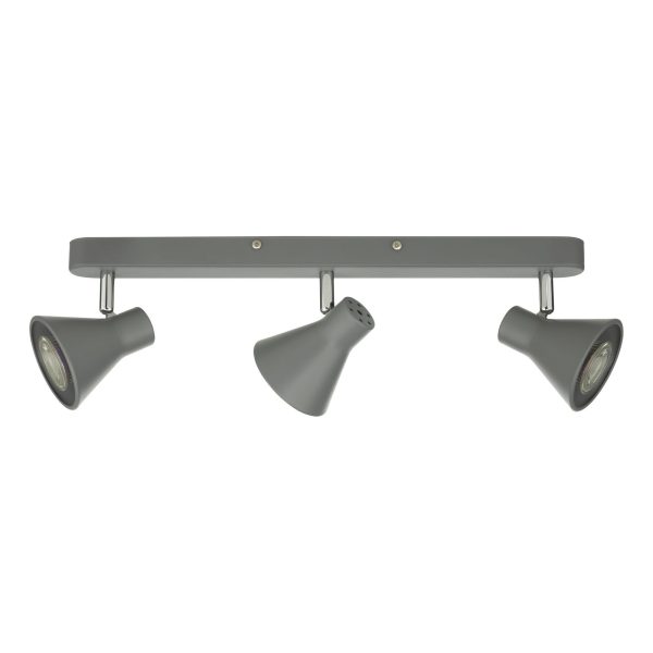 Diza 3 Light Bar Spotlight Matt Grey - Image 2