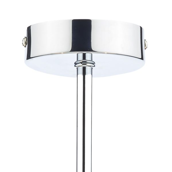 Dublin 3 Light Semi Flush Polished Chrome Led - Image 3