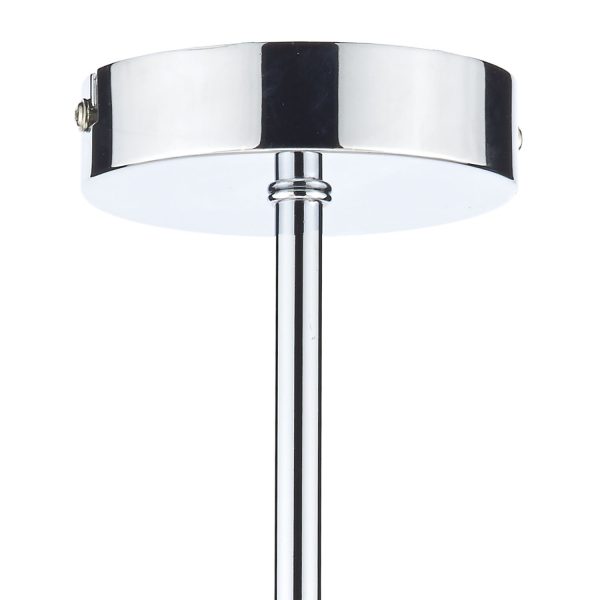 Dublin 5 Light Semi Flush Polished Chrome Led - Image 3