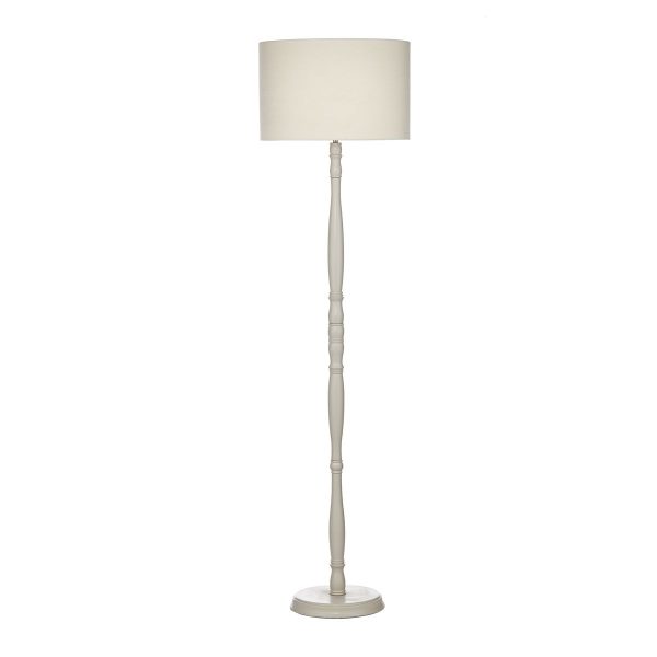 Dunlop Floor Lamp Cream complete with Shade - Image 4