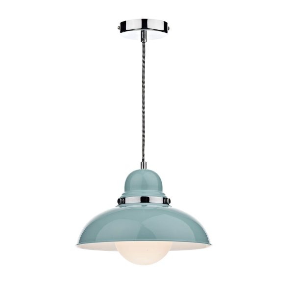 Dynamo 1 Light Pendant Blue - Image 4