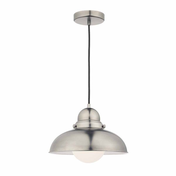 Dynamo 1 Light Pendant Antique Chrome - Image 4