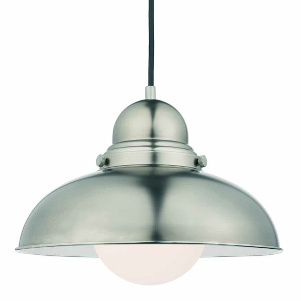 Dynamo 1 Light Pendant Antique Chrome - Image 3