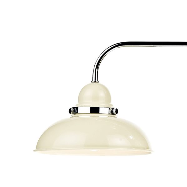 Dynamo 3 Light Bar Pendant Cream and Polished Chrome - Image 2