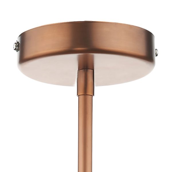 Dynamo 3 Light Bar Pendant Antique Copper - Image 3