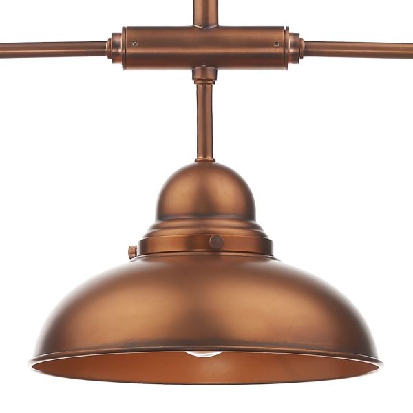 Dynamo 3 Light Bar Pendant Antique Copper