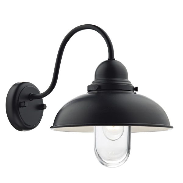 Dynamo 1 Light Wall Bracket Matt Black IP44 - Image 4