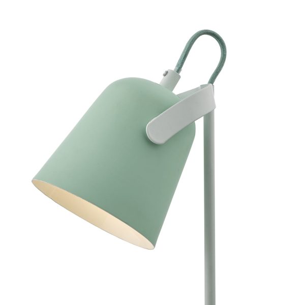 Effie Table Lamp Pale Green and White - Image 2