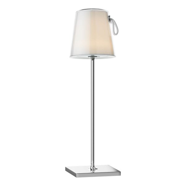 Egor Table Lamp Polished Chrome and Colour Changing LED