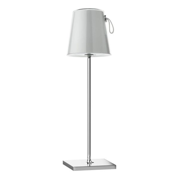 Egor Table Lamp Polished Chrome and Colour Changing LED - Image 2