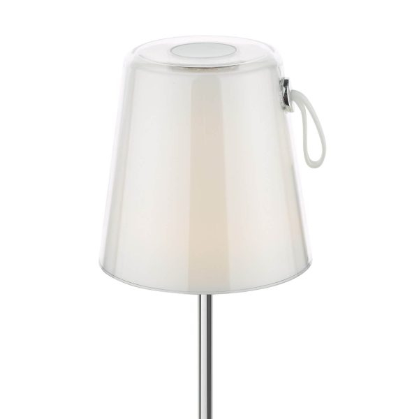 Egor Table Lamp Polished Chrome and Colour Changing LED - Image 3