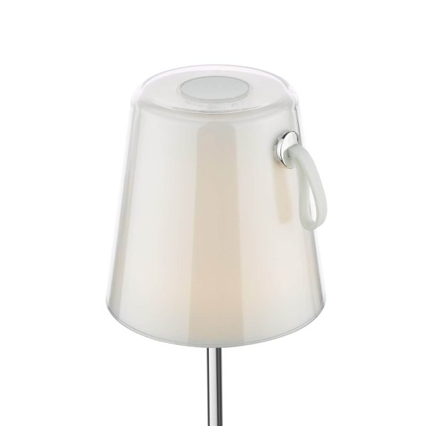 Egor Table Lamp Polished Chrome and Colour Changing LED - Image 4