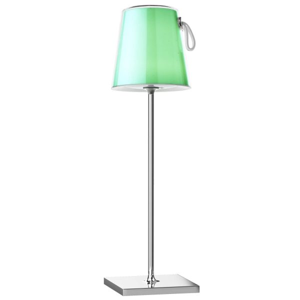 Egor Table Lamp Polished Chrome and Colour Changing LED - Image 5