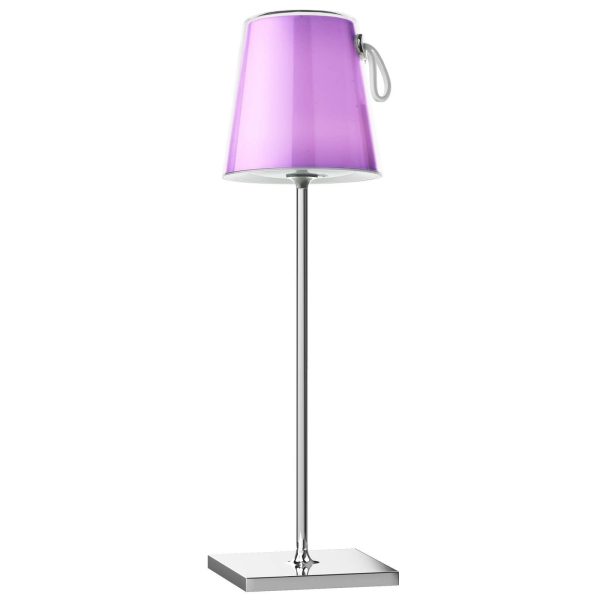 Egor Table Lamp Polished Chrome and Colour Changing LED - Image 7