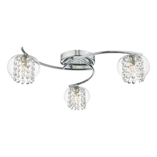 Elma 3lt Semi Flush Polished Chrome & Glass - Image 5