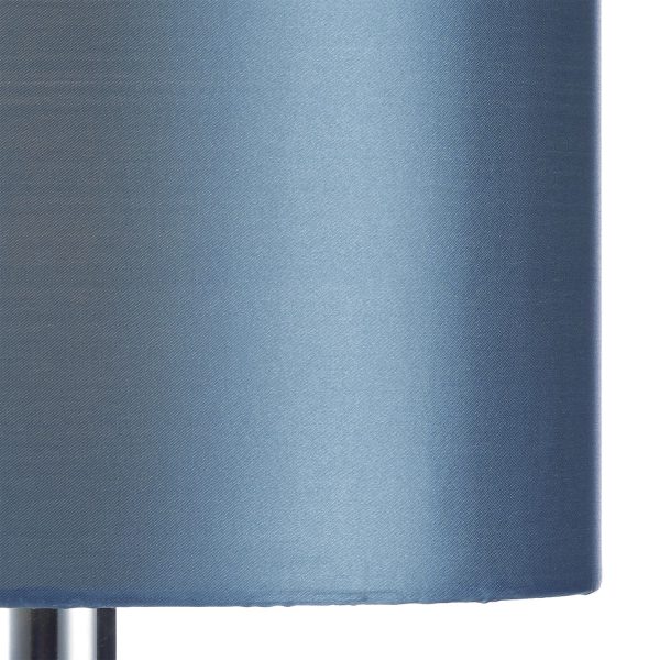 Elsa Table Lamp Blue Mosaic With Shade