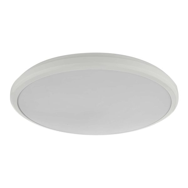 Emmett Flush White Acrylic Medium IP44 LED - Image 2