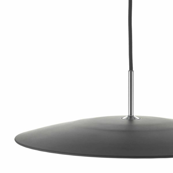 Enoch Pendant LED Black & Stainless Steel - Image 3