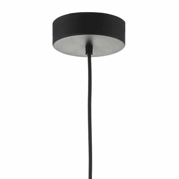 Enoch Pendant LED Black & Stainless Steel