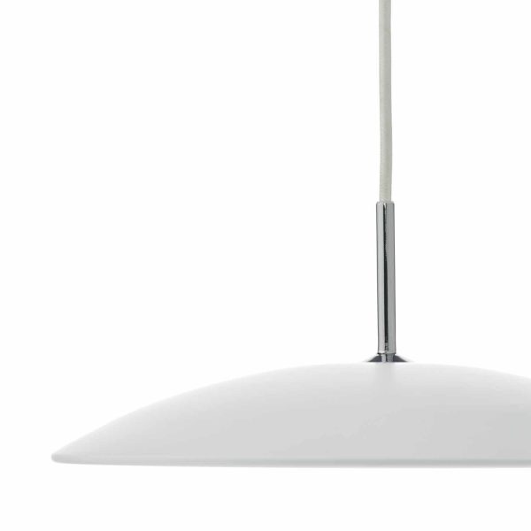 Enoch Pendant LED White & Stainless Steel - Image 2