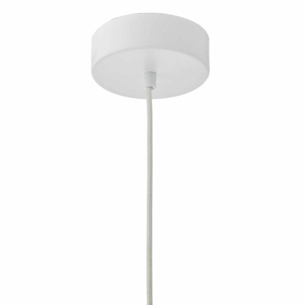 Enoch Pendant LED White & Stainless Steel