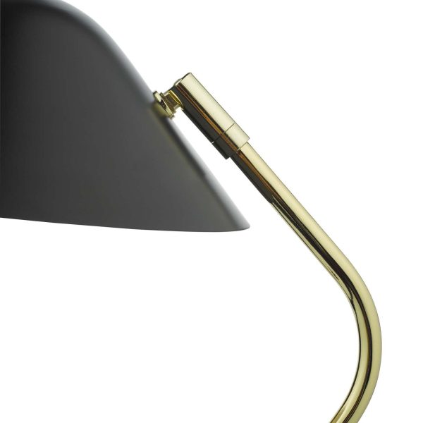 Erna Task Table Lamp Polished Brass Satin Black - Image 3