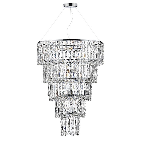 Escala 6 Light Round Crystal Pendant - Image 4