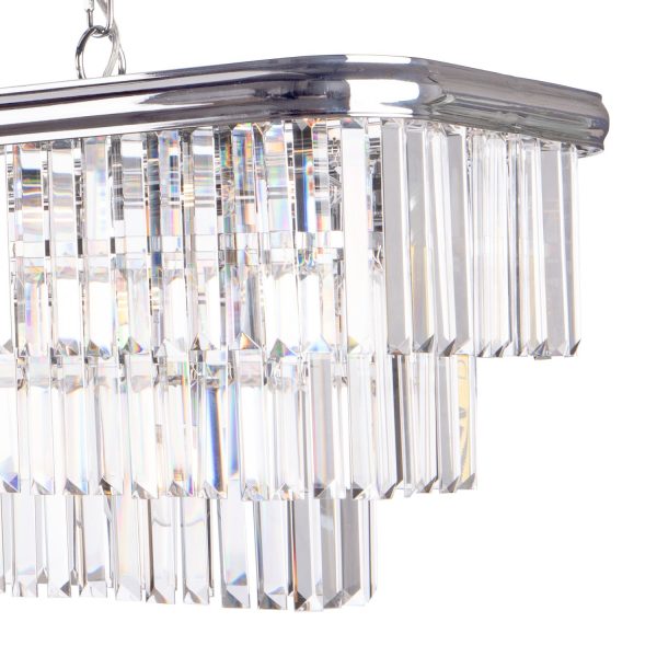 Eulalia 10 Light Chandelier Polished Chrome Crystal - Image 3