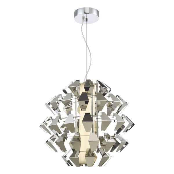 Falcon 1lt Pendant Suspension Chrome 35w LED