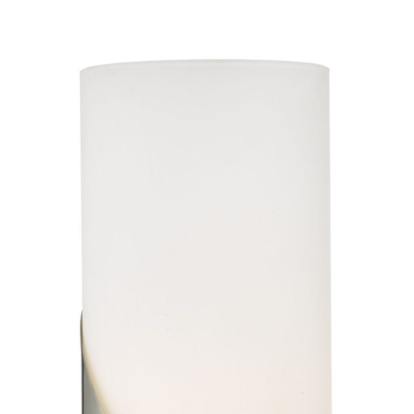 Faris Touch Table Lamp Satin Nickel Opal Glass - Image 2