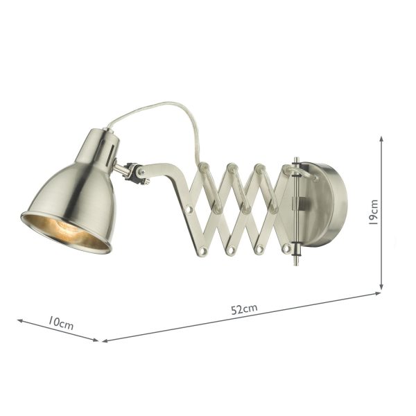 Faxon Extendable Single Spotlight Satin Chrome - Image 6