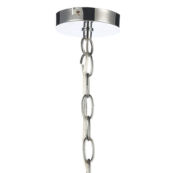 Fiesta 5 Light 35CM Pendant Polished Chrome - Image 3