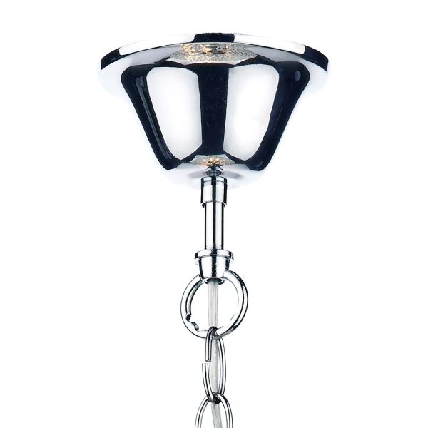 Fiesta 8 Light 50CM Pendant Polished Chrome - Image 3