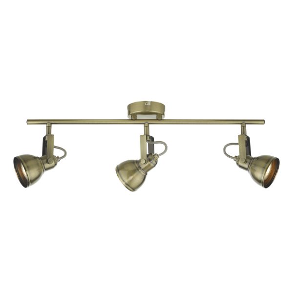 Fothergill 3 Light Bar Spotlight Antique Brass