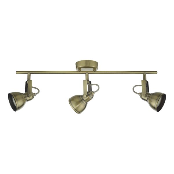 Fothergill 3 Light Bar Spotlight Antique Brass - Image 2