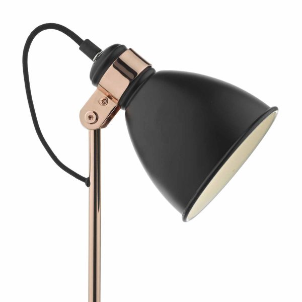 Frederick Task Lamp Black & Copper - Image 2