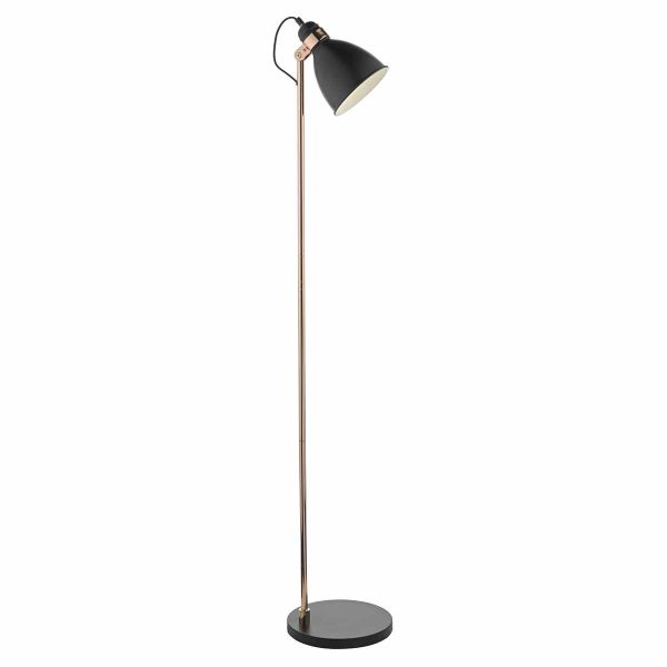 Frederick Floor Lamp Black & Copper - Image 3