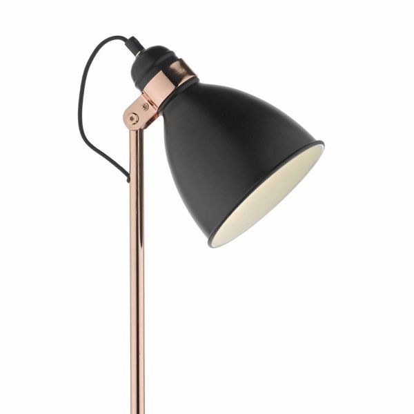 Frederick Floor Lamp Black & Copper - Image 2