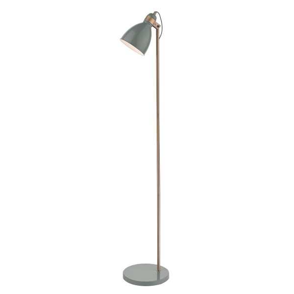 Frederick Floor Lamp Grey & Copper - Image 3