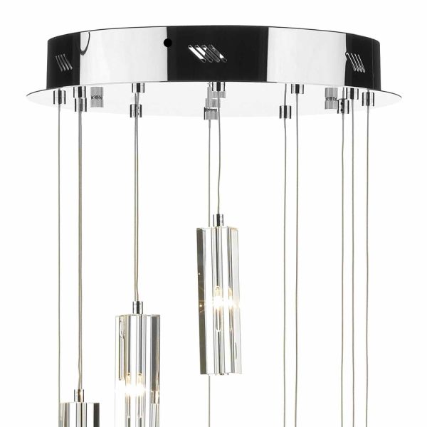 GALILEO 12LT CLUSTER LED PENDANT POLISHED CHROME - Image 2