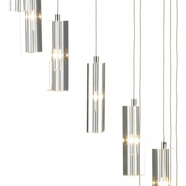 GALILEO 12LT CLUSTER LED PENDANT POLISHED CHROME