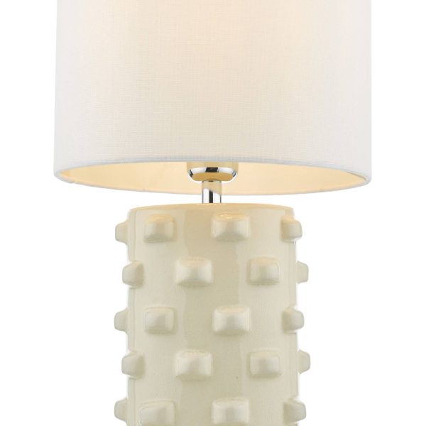 Georgina Table Lamp White With Shade - Image 4