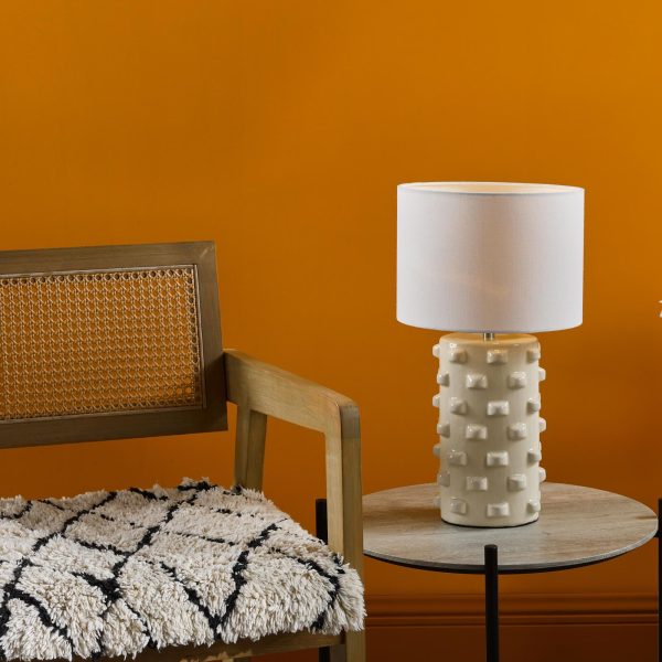 Georgina Table Lamp White With Shade - Image 5