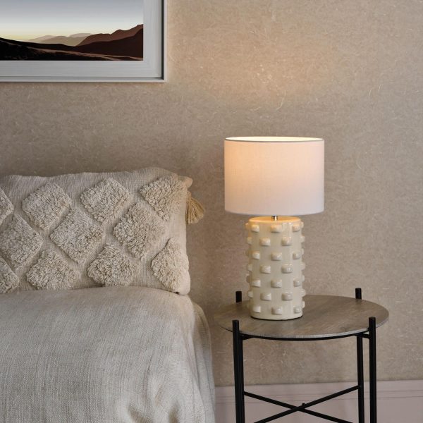 Georgina Table Lamp White With Shade - Image 7