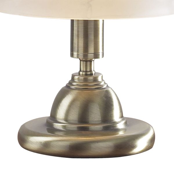 Gloucester Touch Table Lamp Twin Pack Ant Brass - Image 2