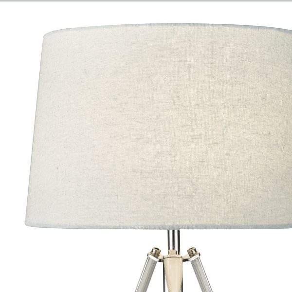 Griffith Table Lamp Pol Chr Cw Shd