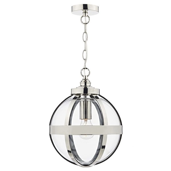 Heath 1 Light Pendant Polished Nickel - Image 4