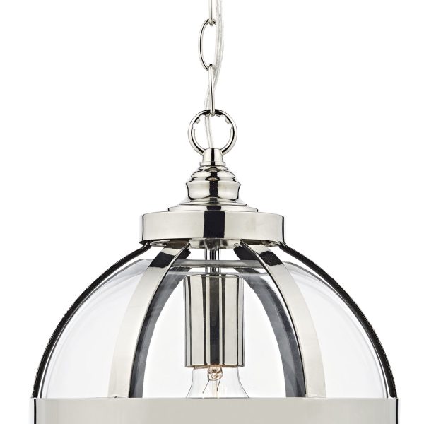 Heath 1 Light Pendant Polished Nickel - Image 2